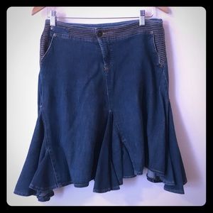 Vintage Streetwear Denim Skirt by Akademiks
